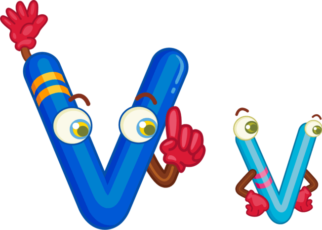 大写英文字母卡通图片大全