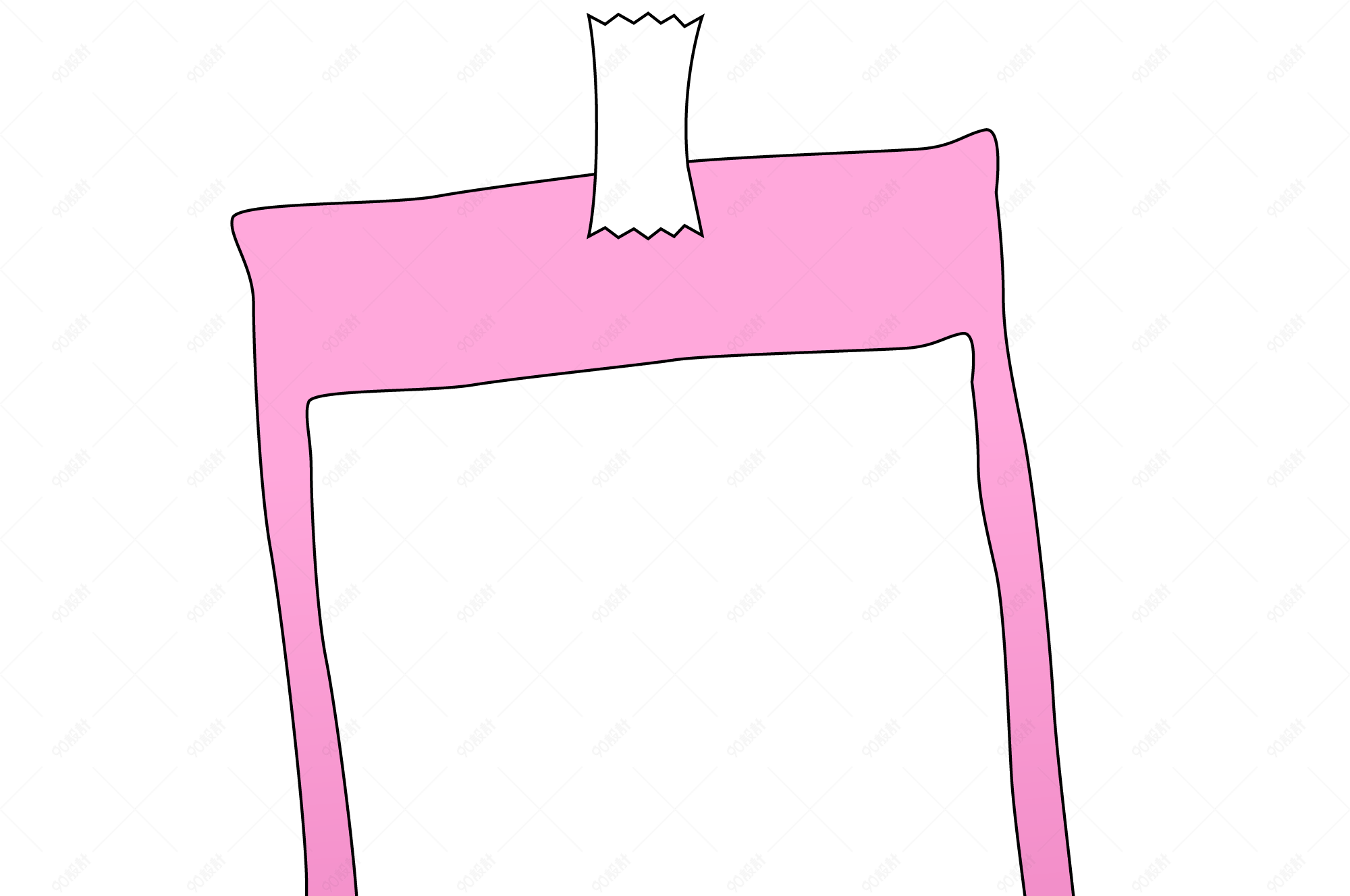 粉色边框壁纸图片