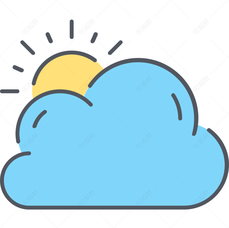 天气图标多云