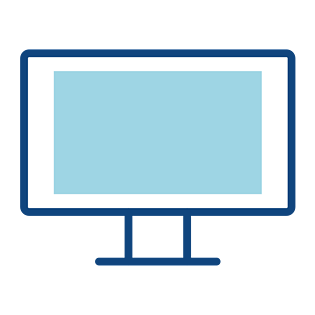 卡通精美图标电脑显示器