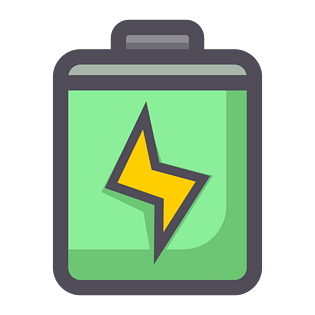 卡通精美图标电池