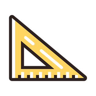 卡通精美图标尺子