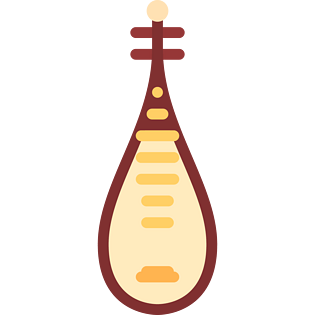 手绘琵琶卡通琵琶琵琶卡通小松鼠卡通手绘琵琶琵琶卡通琵琶卡通元素