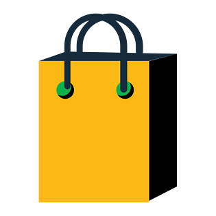 卡通精美工具图标手提袋