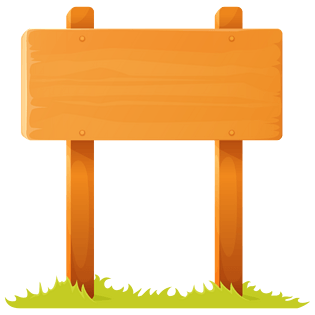 卡通实木指示牌边框