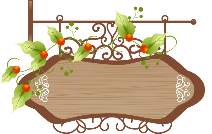 欧式文艺门牌边框