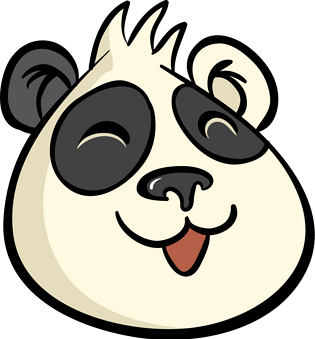 卡通可爱熊猫头像