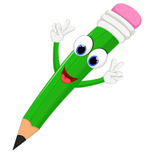 卡通拟人铅笔
