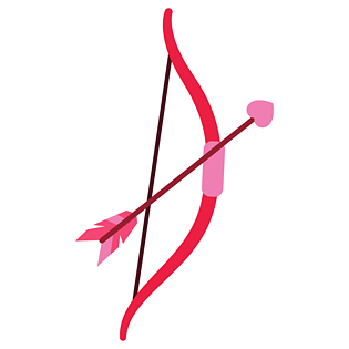 卡通丘比特弓箭