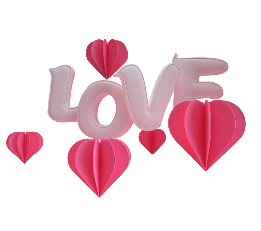 love立体字图片大全