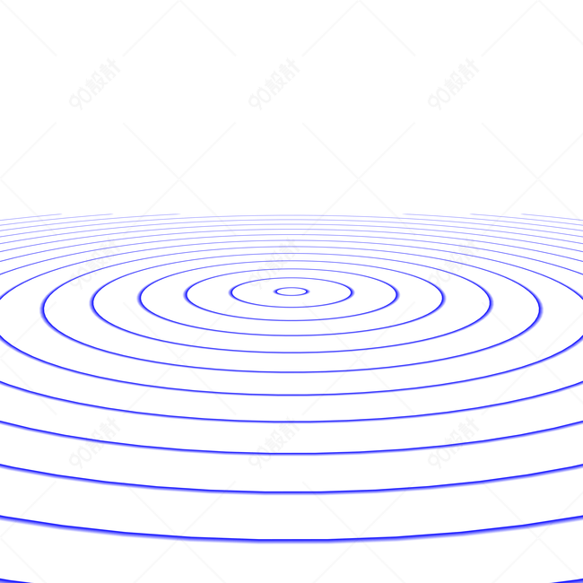 水波纹 免抠元素png 90设计网