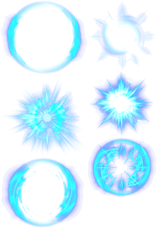 蓝色圆形光图片大全