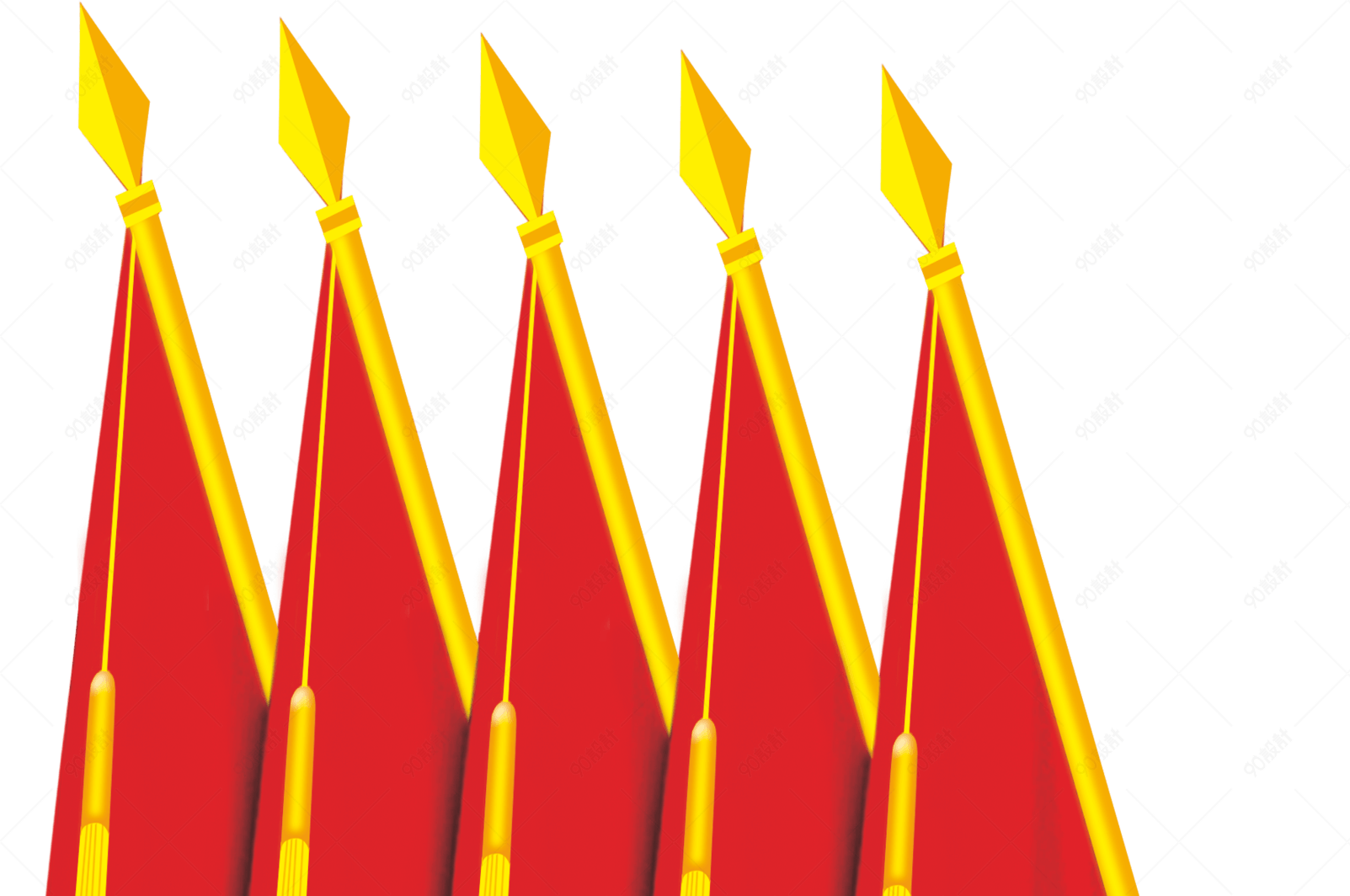 旗帜【免抠元素png】-90设计网