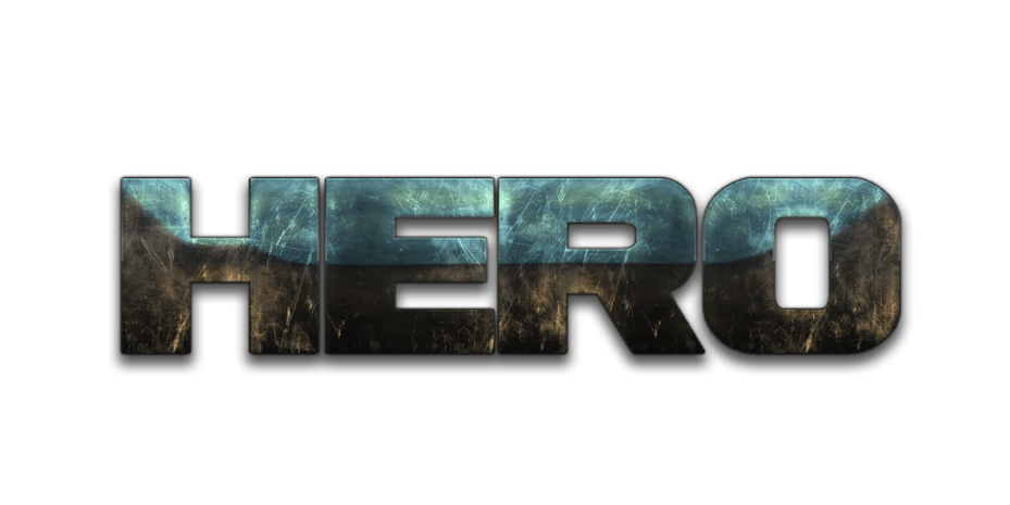 英雄艺术字图片大全