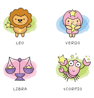 十二星座装饰素材