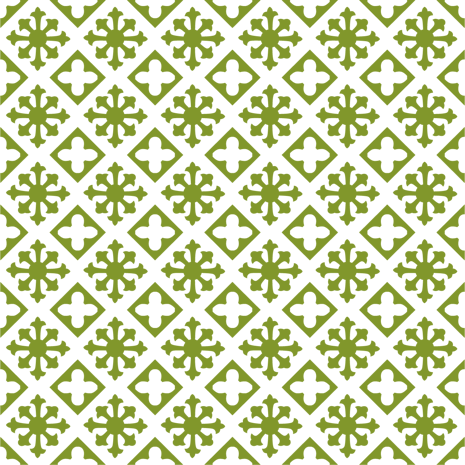 绿色平铺花纹背景