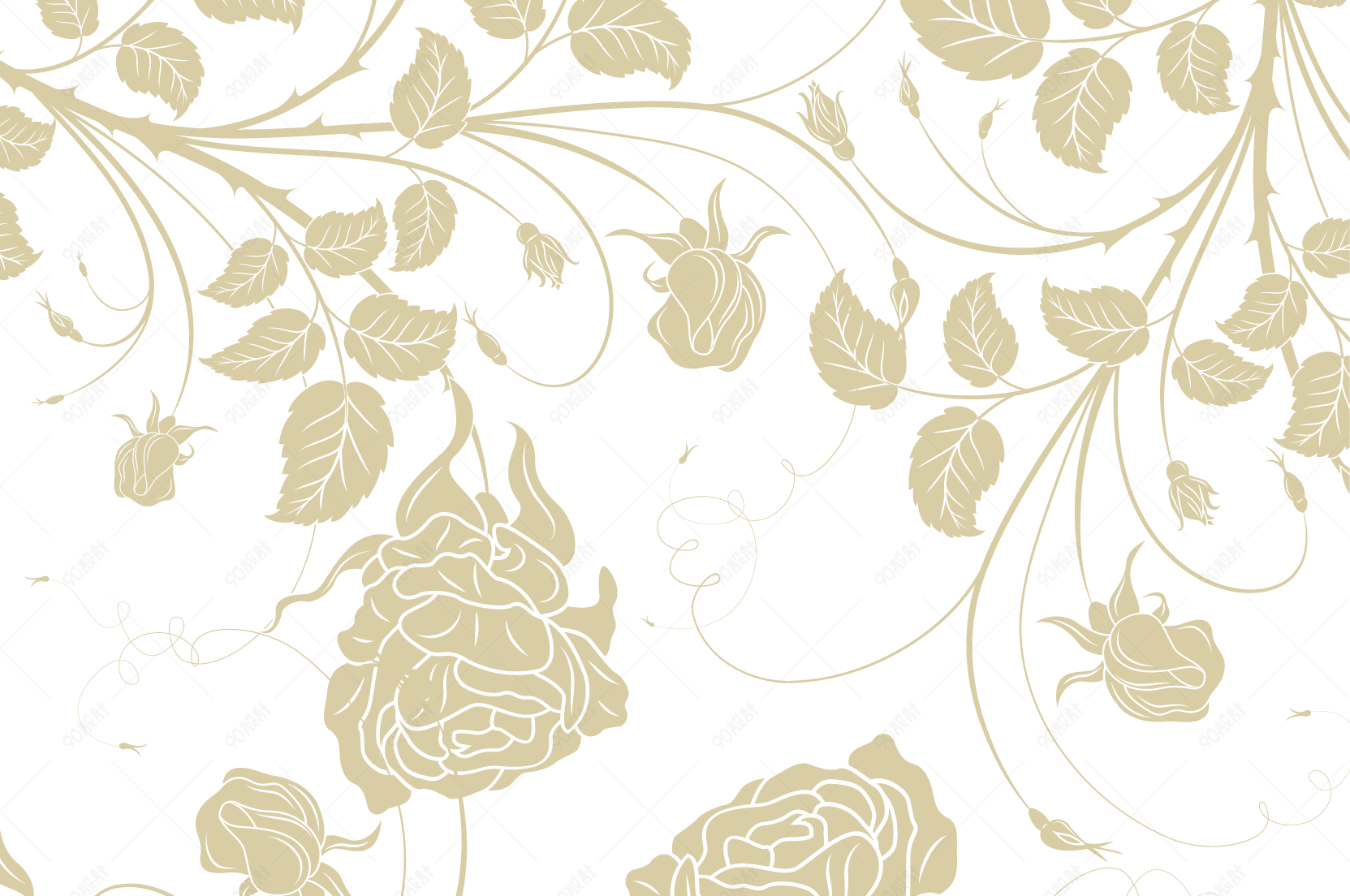 矢量灰色花背景 电商元素png 90设计网 矢量灰色花背景 电商元素png 90设计网