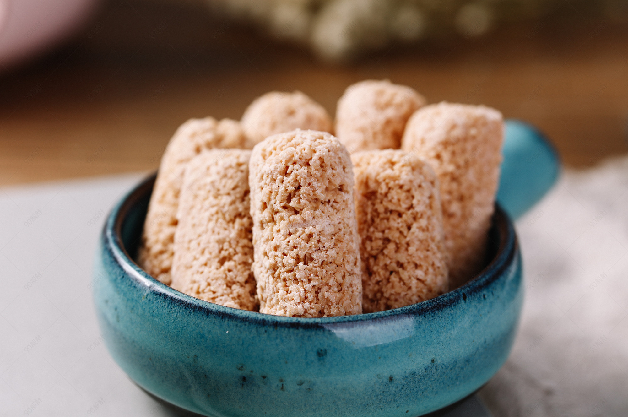 燕麦酥美食零食饼干实拍摄影图