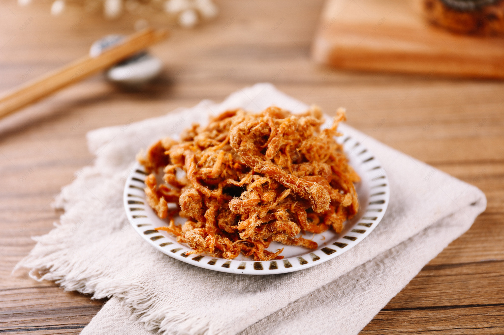 猪肉丝麻辣零食摄影图