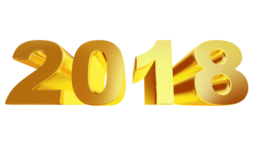 2018狗年艺术字春节元素