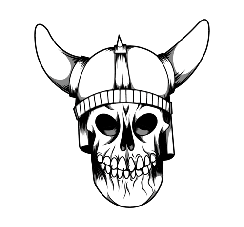 骷髅头卡通图片大全