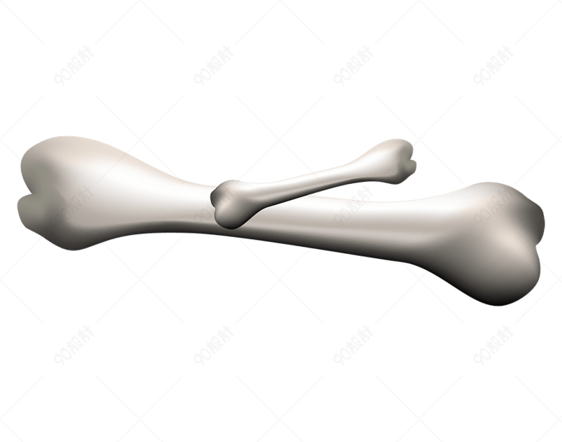 骨头【免抠元素PNG】-90设计网
