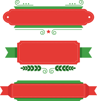 圣诞主题标题框