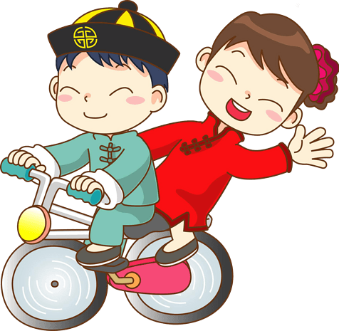 骑车子的情侣pngpsd2000*2000越野摩托pngpsd2000*2000卡通小汽车png