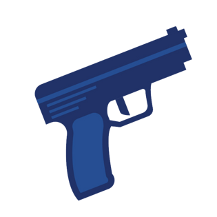 卡通手绘玩具枪