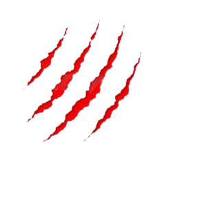 金刚狼红色抓痕