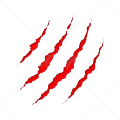 金刚狼红色抓痕