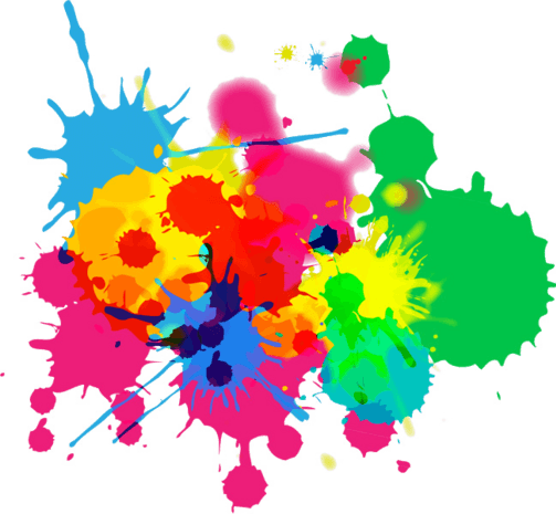 彩色泼墨图片大全