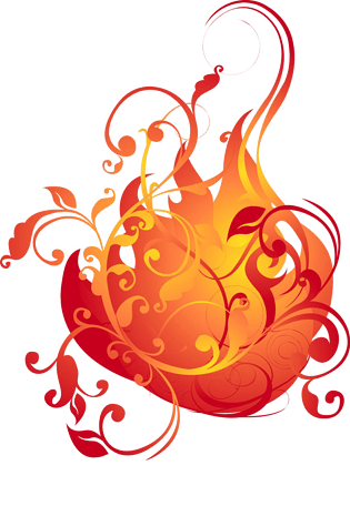 火焰花纹矢量图图片大全