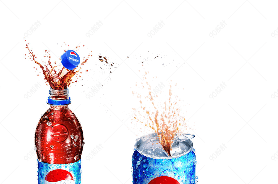 喷溅的可乐