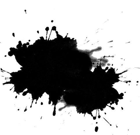 泼墨素材pngpsd2000*2000笔刷效果pngpsd2000*2000水墨心形笔刷pngpsd