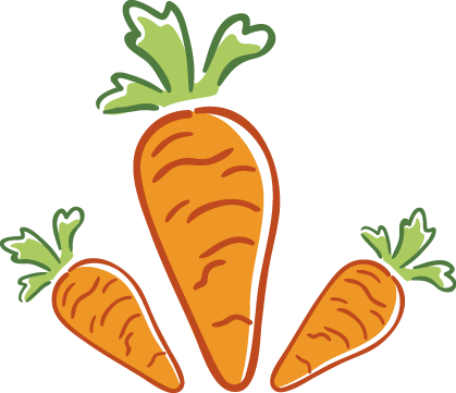 手绘胡萝卜