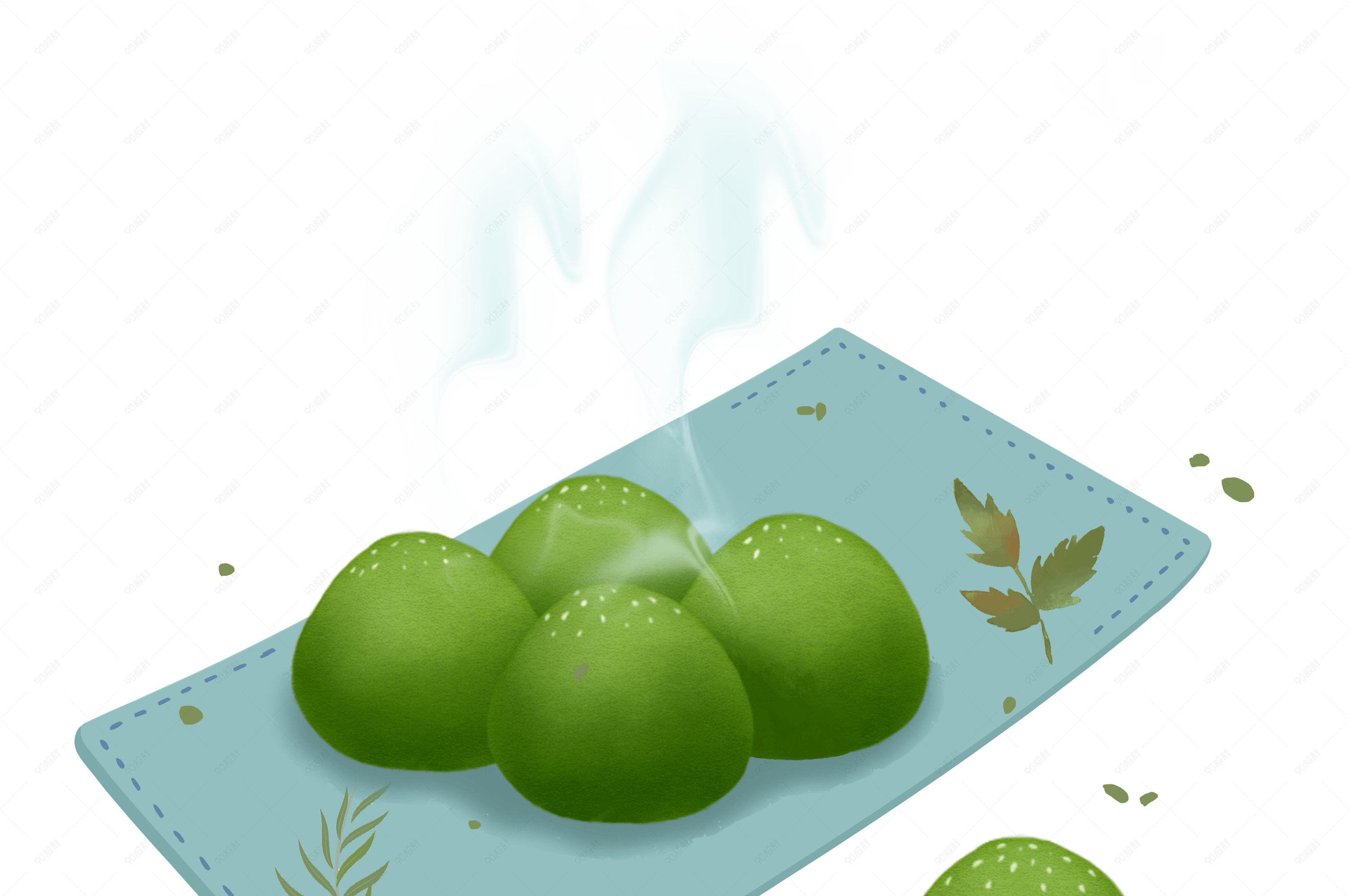 清明节青团果子农历清明美味食物节