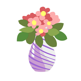 初夏小清新植物花朵花瓶