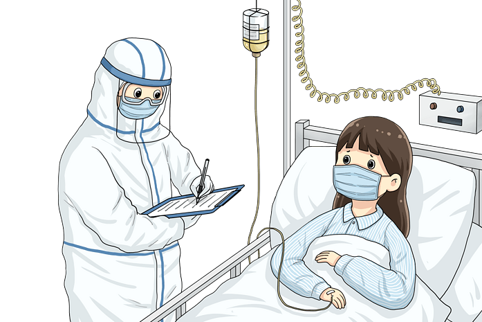 疫情下照顾病人的医生