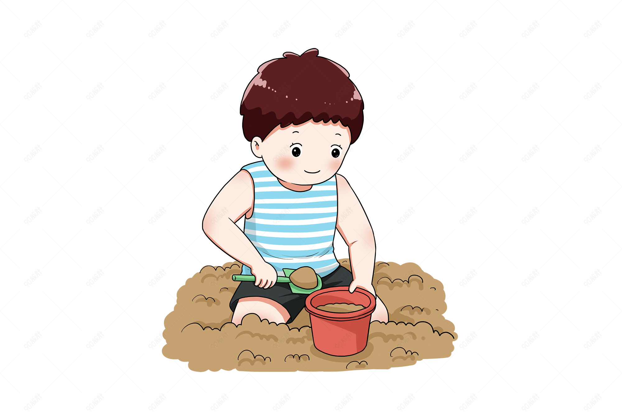 元素 类目:                                             卡通手绘