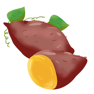 pngpsd2000*2000红薯红薯红薯干地瓜红薯手绘 红薯皮质绿豆素材红薯仔