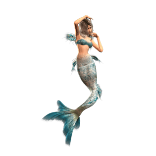 美人鱼免抠png图片素材pngpsd2000*2000美人鱼免抠png图片素材pngpsd