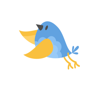 卡通鸟儿png元素