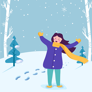 下雪卡通图片大全