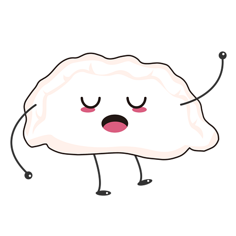 卡通可爱吉祥猪猪吃饺子pngpsd2000*2000卡通手绘全家吃年夜饭春节