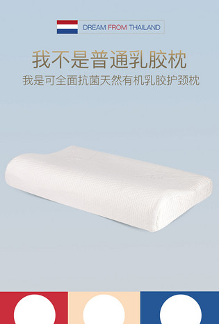 乳胶枕枕头乳胶床垫床垫布艺沙发皮床床上用品布艺时尚详情