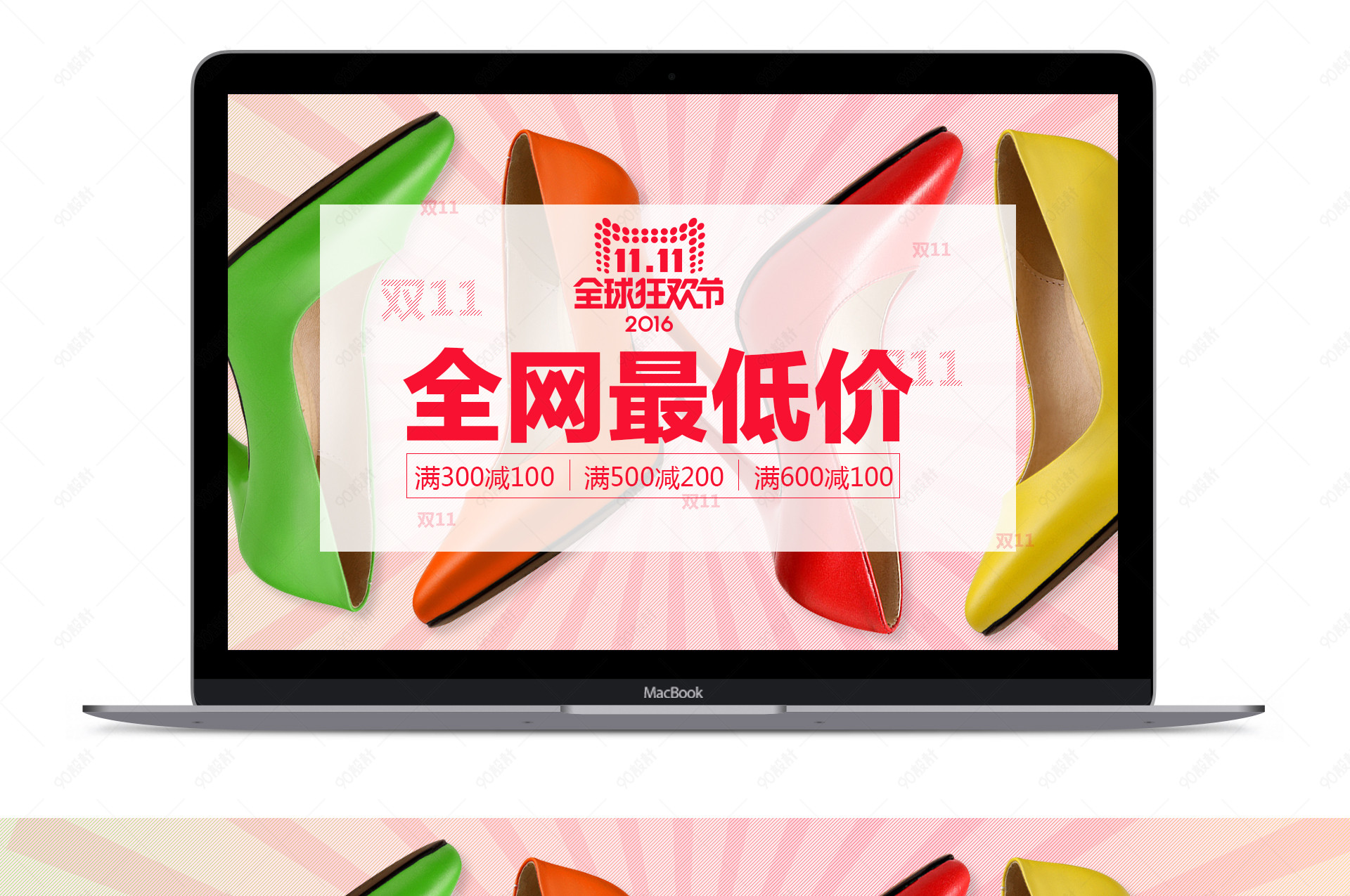 淘宝天猫女鞋高跟鞋全屏海报psd模板下载