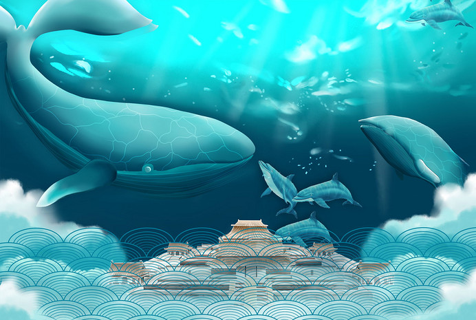 古风背景海报背景