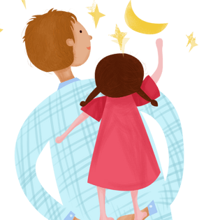 父女卡通图片大全