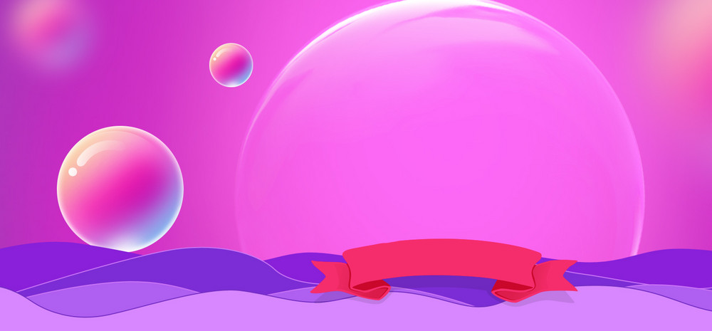 炫彩潮流纯色渐变数码家电大促海报背景图